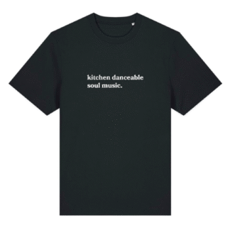 kitchen danceable music.  T-shirt (Black)